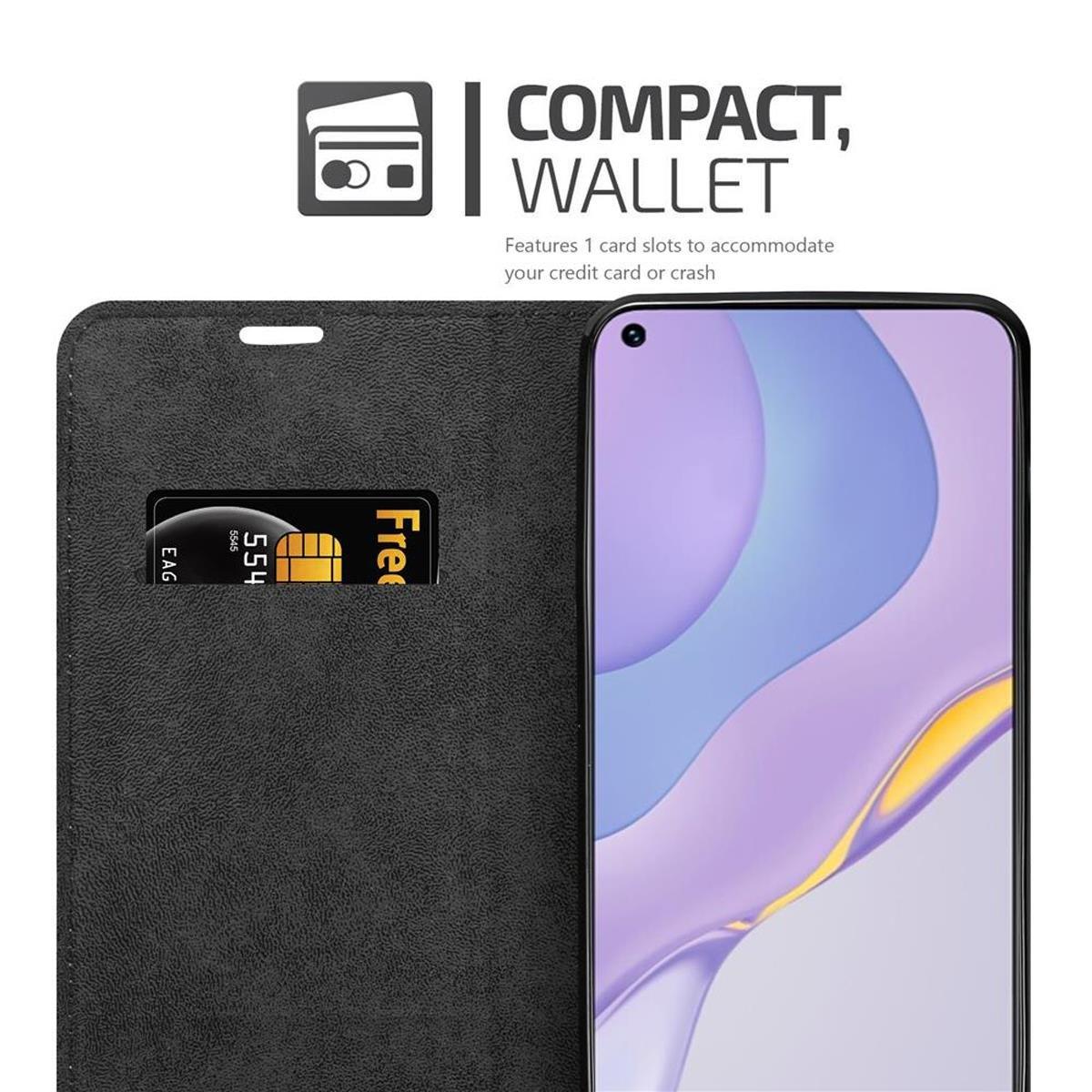 Cadorabo  Housse compatible avec Huawei NOVA 7 5G - Coque de protection avec fermeture magnétique, fonction de support et compartiment pour carte 