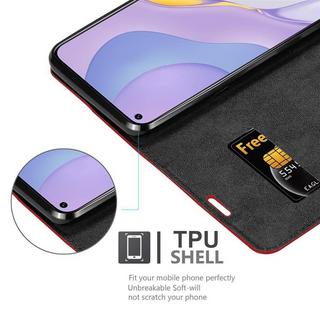 Cadorabo  Housse compatible avec Huawei NOVA 7 5G - Coque de protection avec fermeture magnétique, fonction de support et compartiment pour carte 