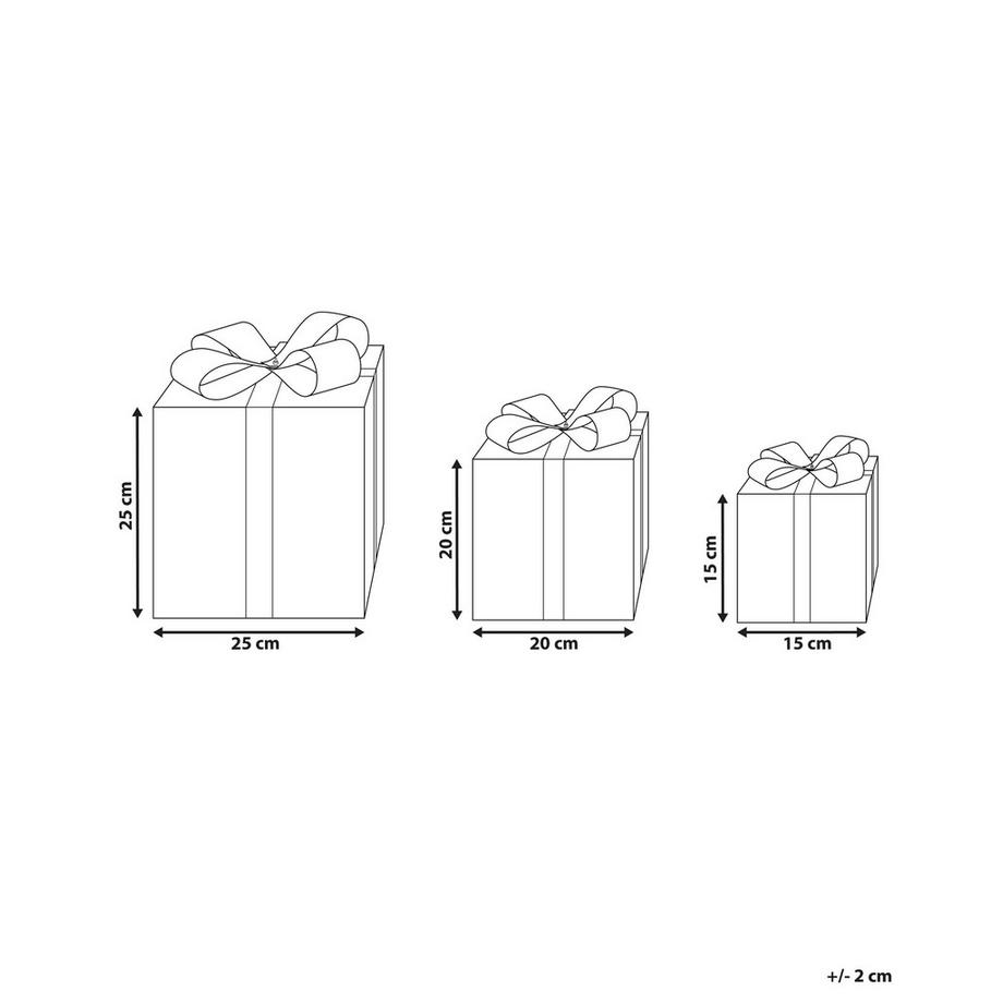 Beliani Décoration de Noël en Matière synthétique Moderne CAPELLA  