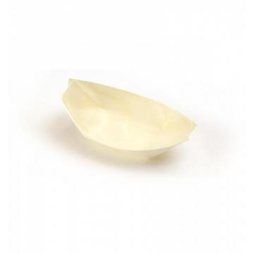 Fingerfood-Schalen Holzboot 7 x 11 cm, 100 Stück (100 x)