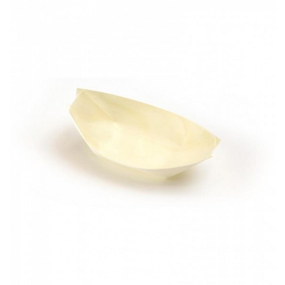 Fingerfood-Schalen Holzboot 7 x 11 cm, 100 Stück (100 x)