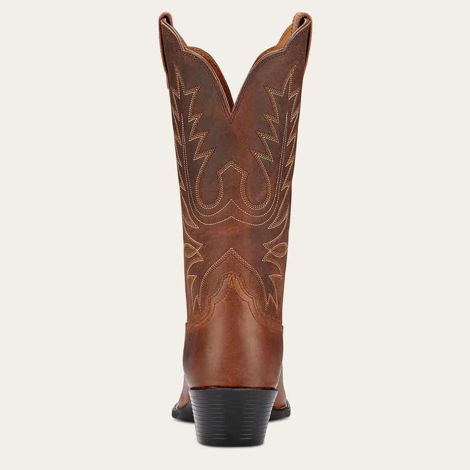 Ariat  bottes western en cuir heritage r toe 