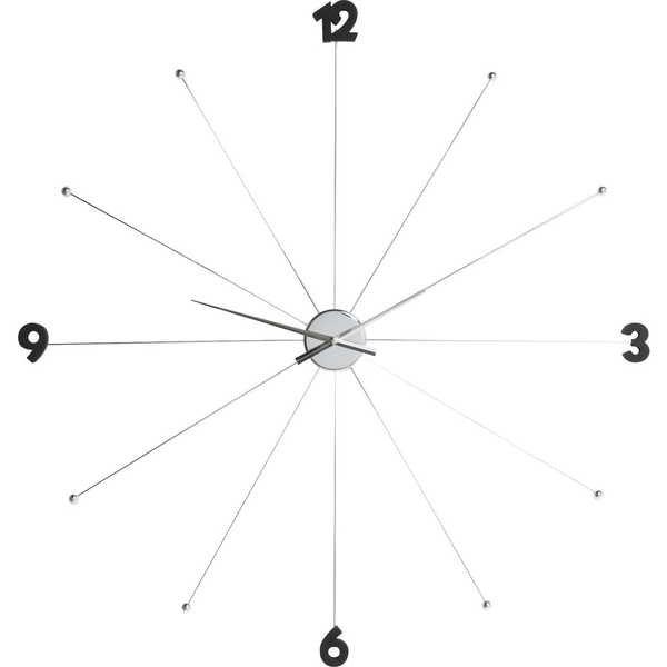 Image of Wanduhr Like Umbrella Chrome Wanduhr Like Umbrella Chrome