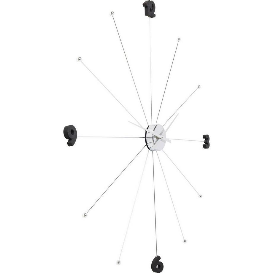 KARE Design Wanduhr Like Umbrella Chrome  