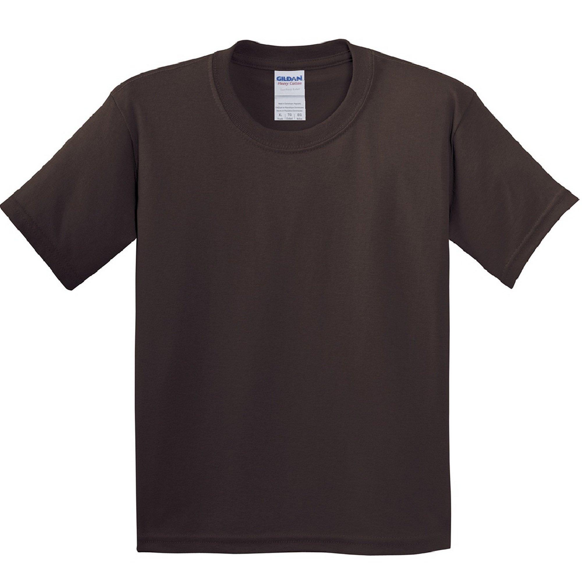 Image of Tshirt Mit Rundhalsausschnitt, Kurzärmlig Jungen Kühles Braun M