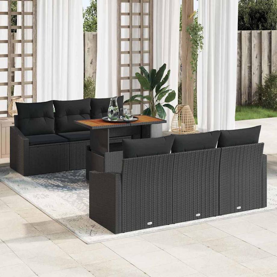 VidaXL Gartenmöbel set poly-rattan  
