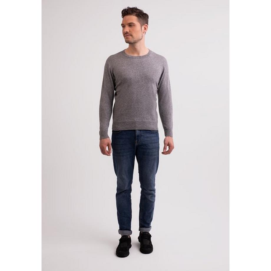 Recycelter Kaschmir Rundhals Pullover