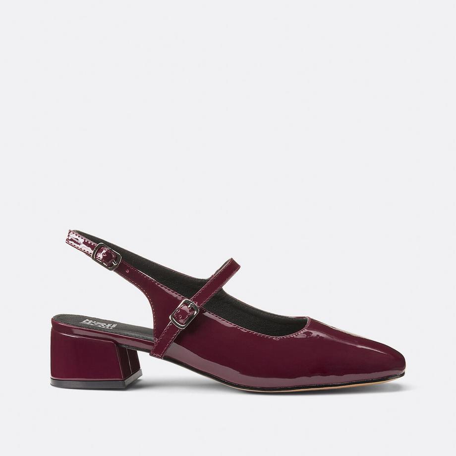 La Redoute Collections Ballerine Sling con Tacco Piccolo  