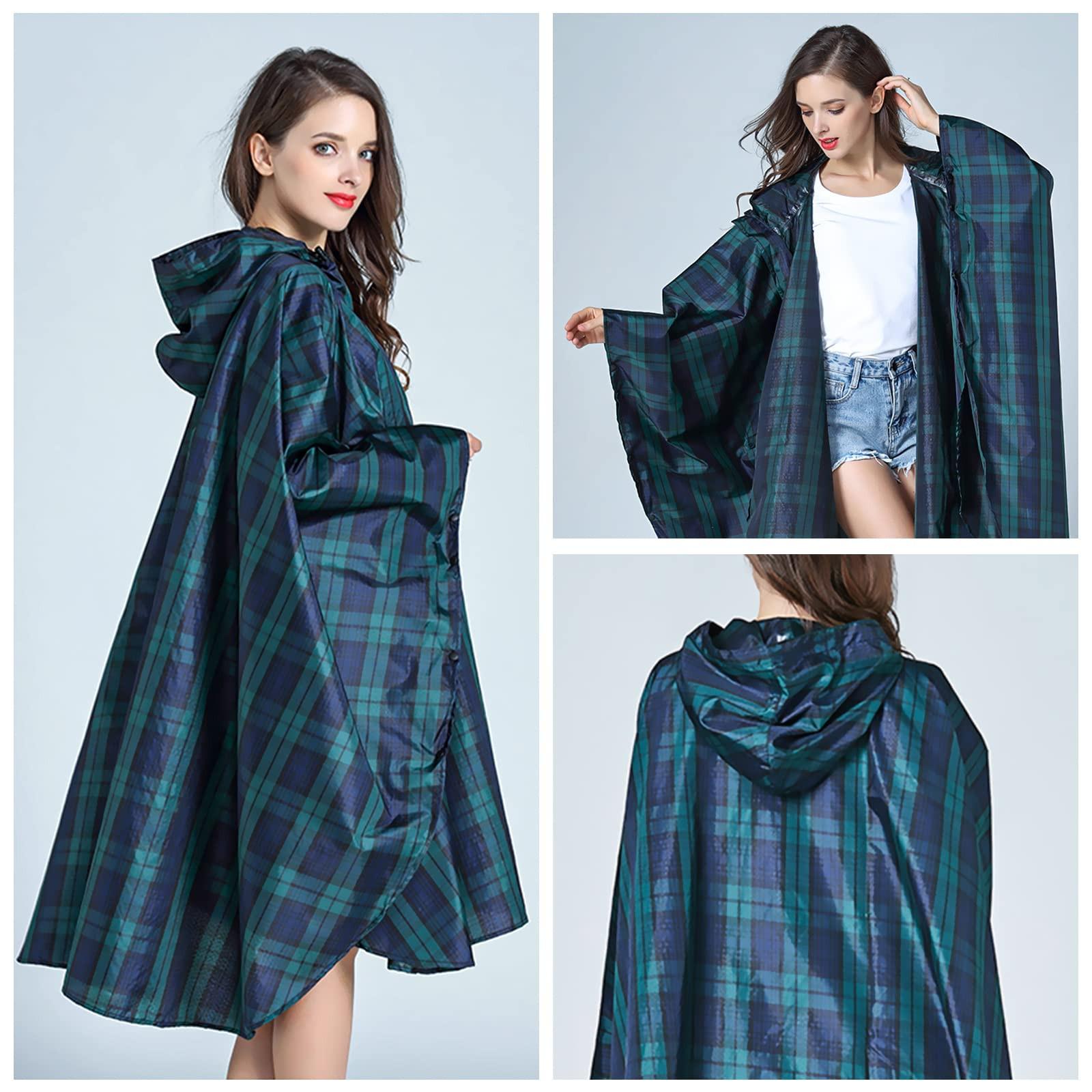 Alopini Poncho Antipioggia Traspirante Giacca Antipioggia Leggera  