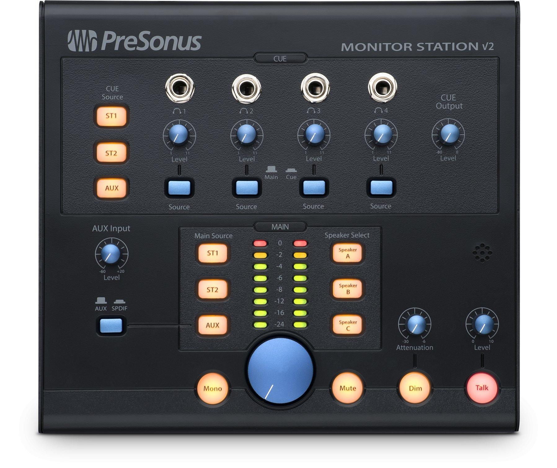 Image of Presonus Monitor Station V2 10 - 65000 Hz Schwarz Unisex Schwarz