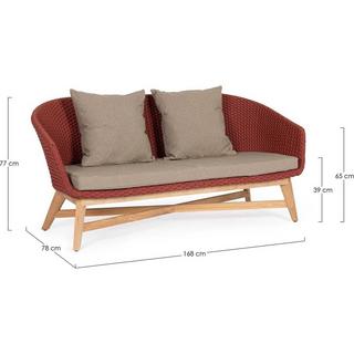 mutoni Gartensofa Coachella Scarlet  