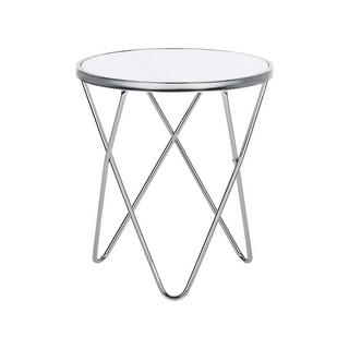 Beliani Table d'appoint en Verre de sécurité Moderne MERIDIAN  