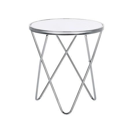 Beliani Table d'appoint en Verre de sécurité Moderne MERIDIAN  