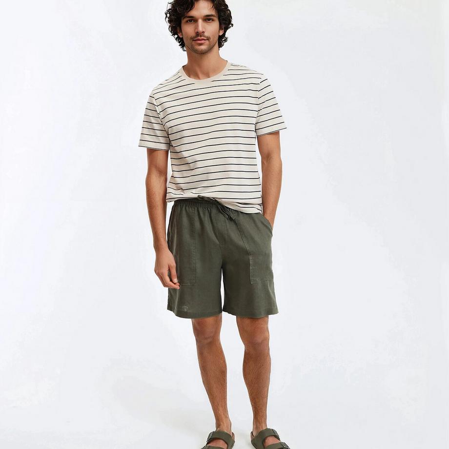 La Redoute Collections T-shirt a righe girocollo  