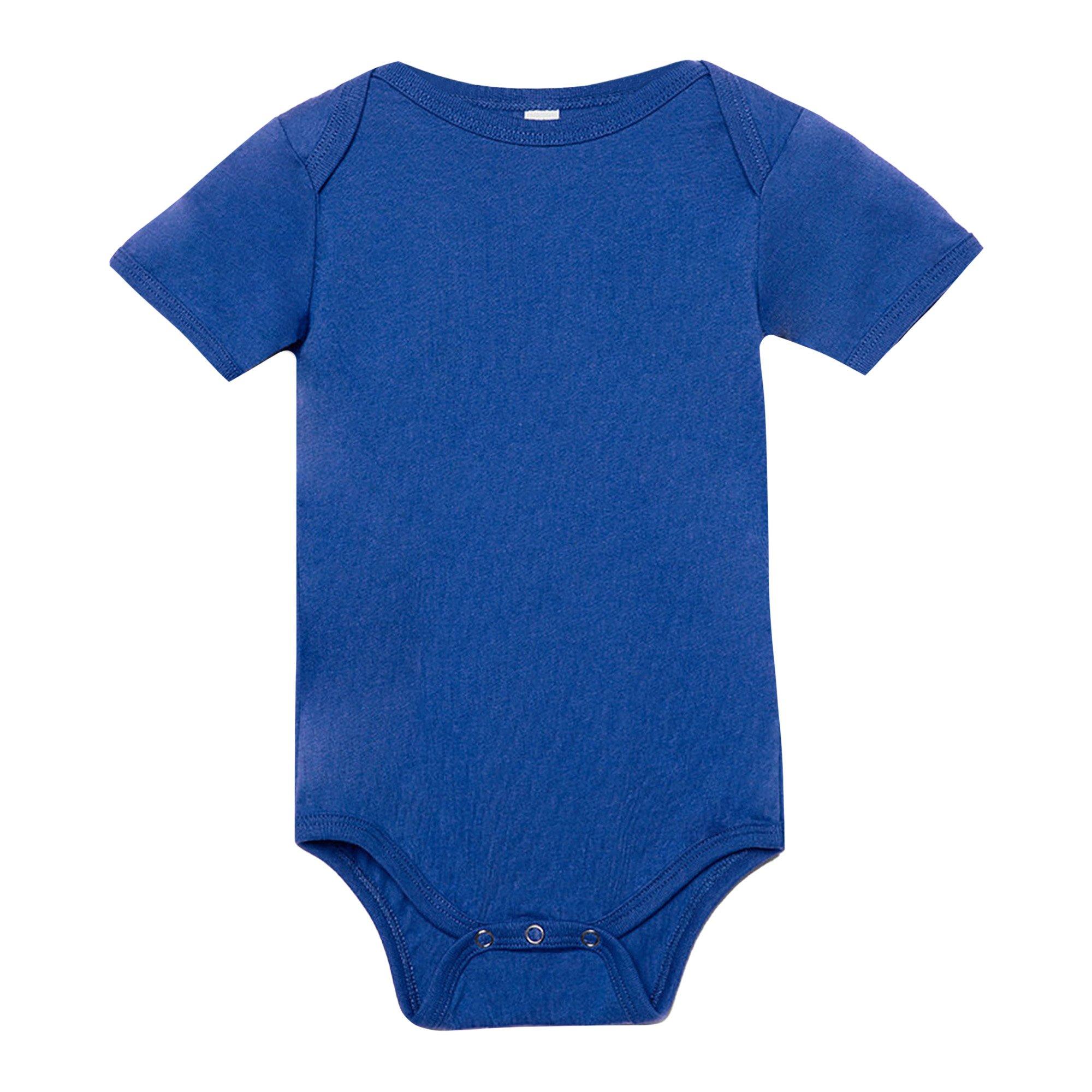 Image of Jersey Kurzarm Body Mädchen Königsblau 3-6M