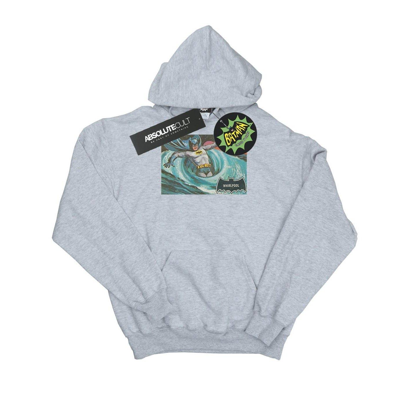 Image of Batman Tv Series Whirlpool Kapuzenpullover Mädchen Grau 116