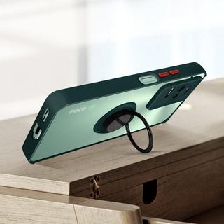 Avizar  Coque Xiaomi Poco F4 5G Vert avec Anneau 