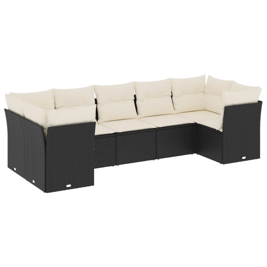 Ensemble de canapés de jardin rotin synthétique