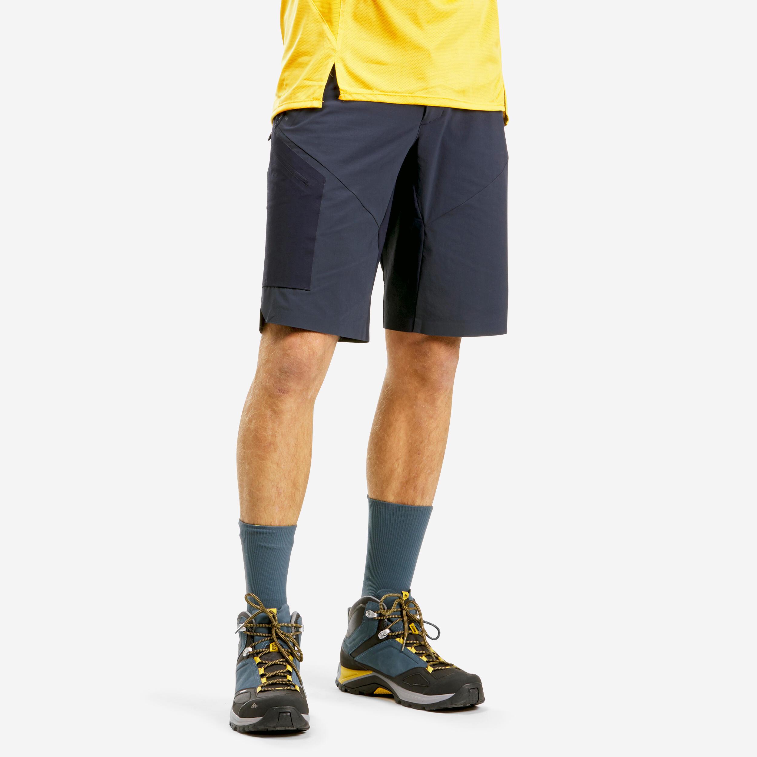 Image of Shorts - Mh500 Herren Blau Bedruckt 40