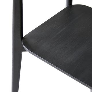 Tikamoon Chaise en teck massif black Jonàk  