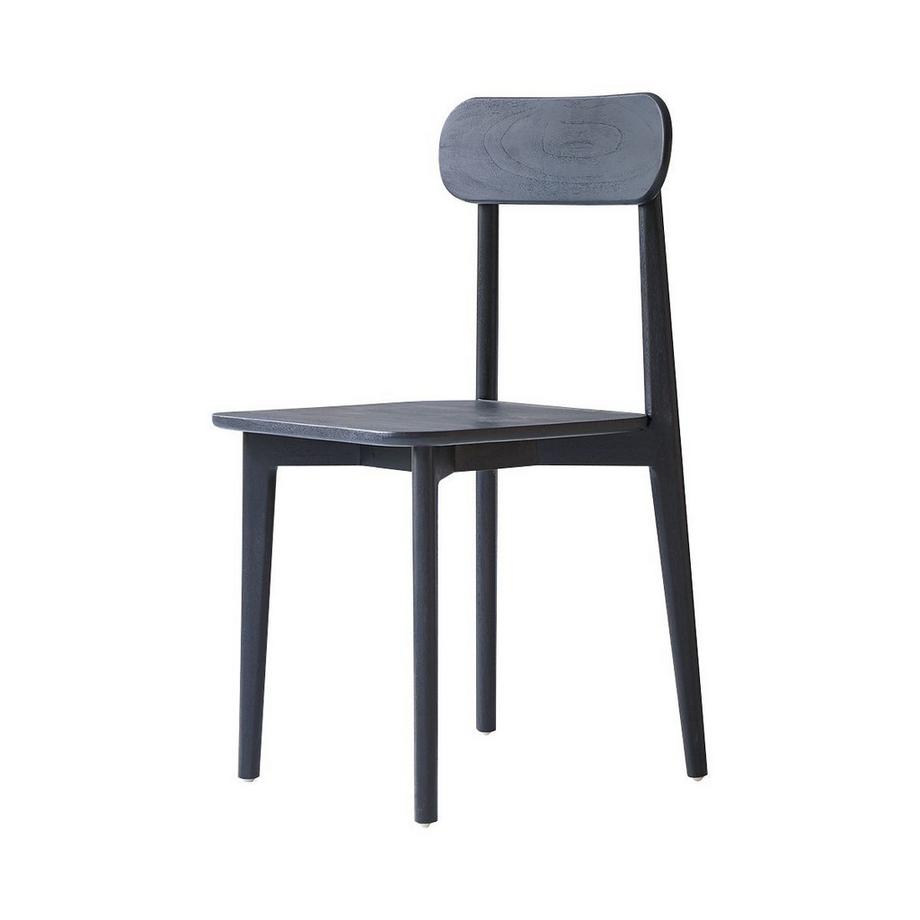 Chaise en teck massif black Jonàk