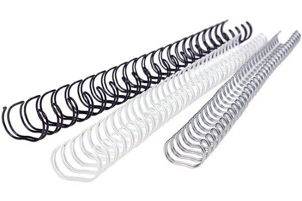 RENZ  RENZ Drahtbinderücken 5,5mm A4 310550034 weiss, 34 Ringe 100 Stück 