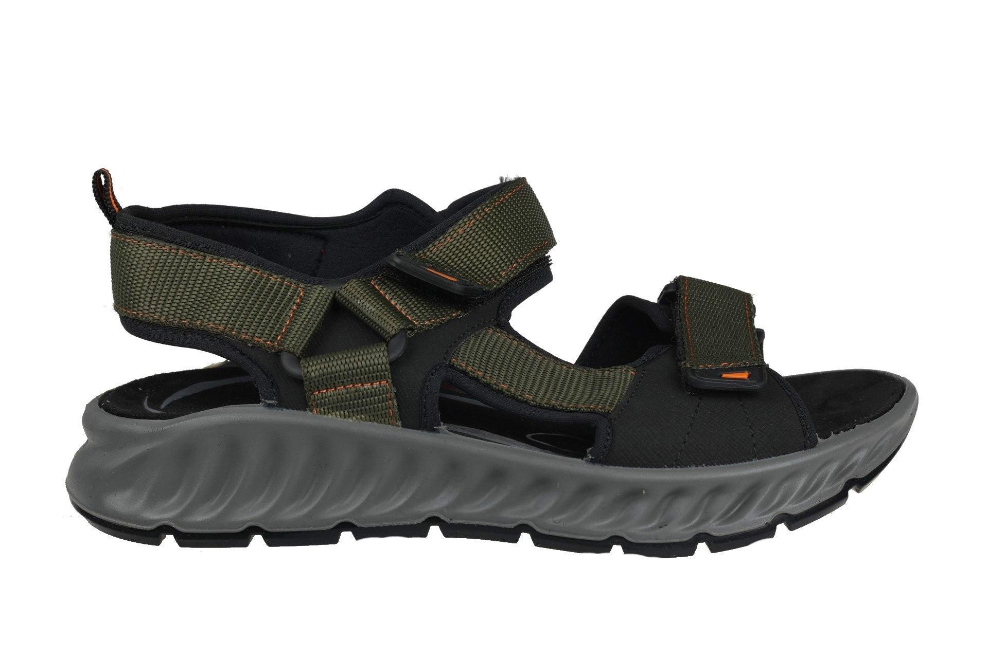 Image of Gozzano - Synthetik Sandale Herren Grün 42