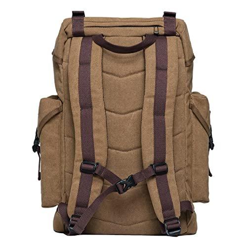 Only-bags.store Canvas Gross Vintage Jagd Wanderrucksack mit 15 Zoll Laptopfach  