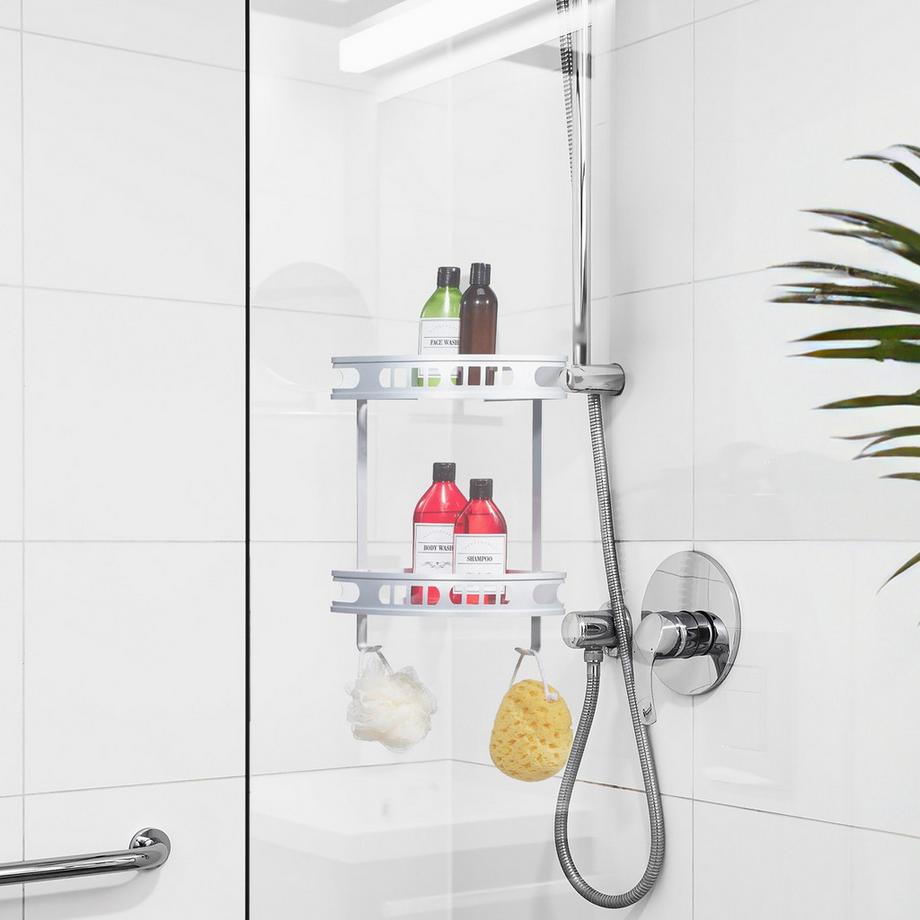 B2X Étagère d'angle pour douche  