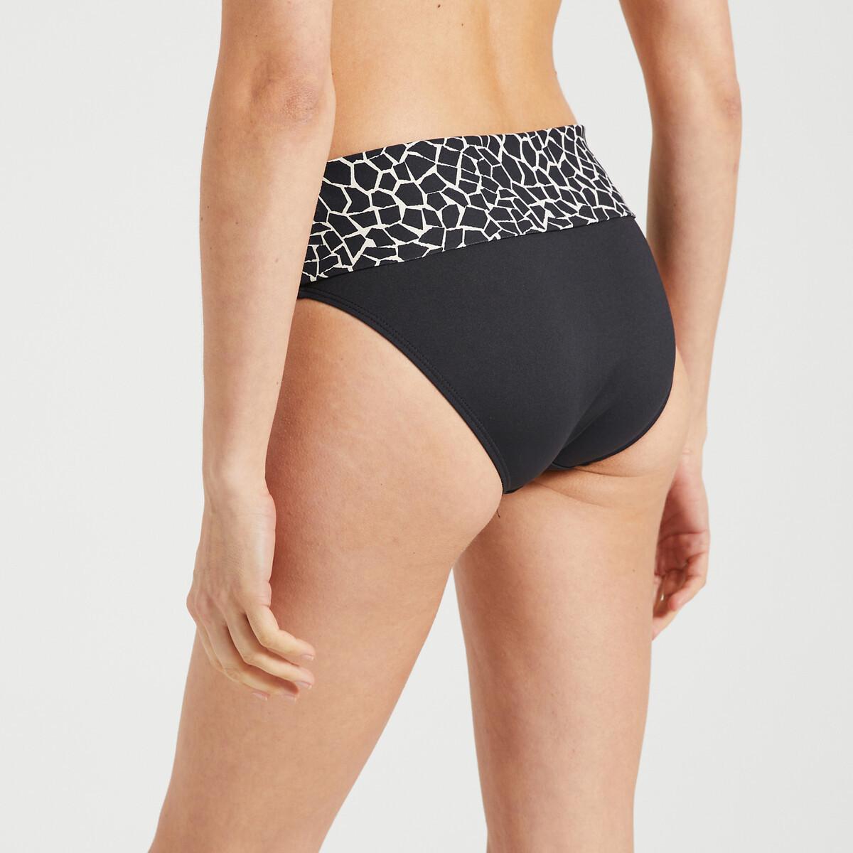 La Redoute Collections  Bas de maillot de bain culotte à revers imprimé 