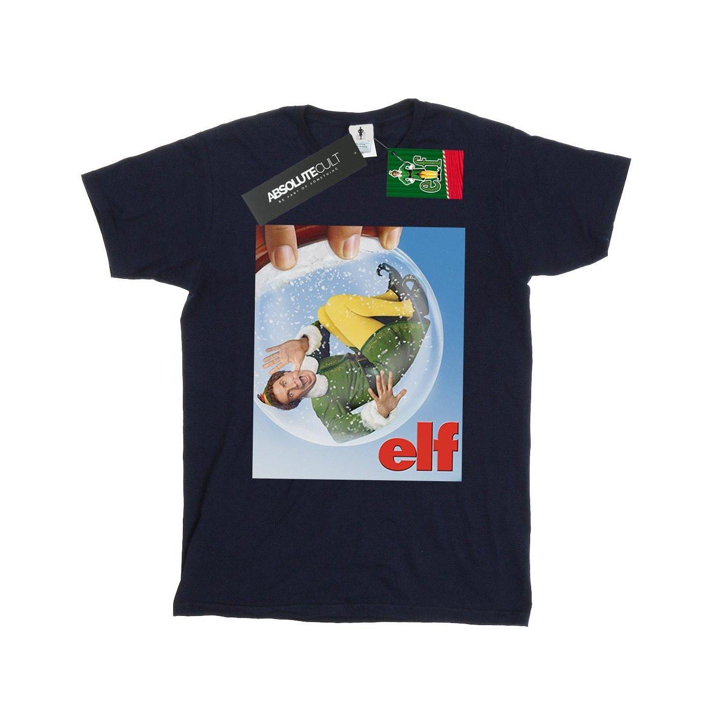 Image of Snow Globe Poster Tshirt Mädchen Marine 140/146