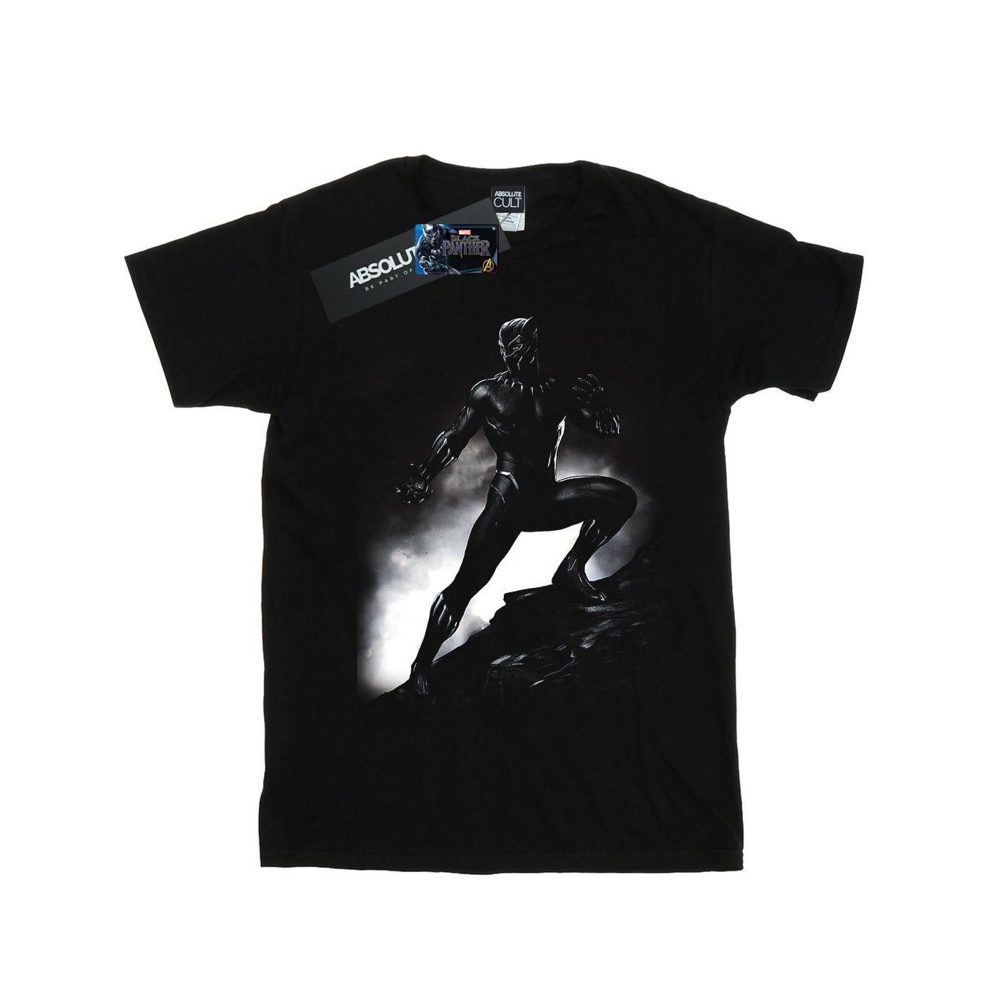 Image of Black Panther Standing Pose Tshirt Damen Schwarz 3XL