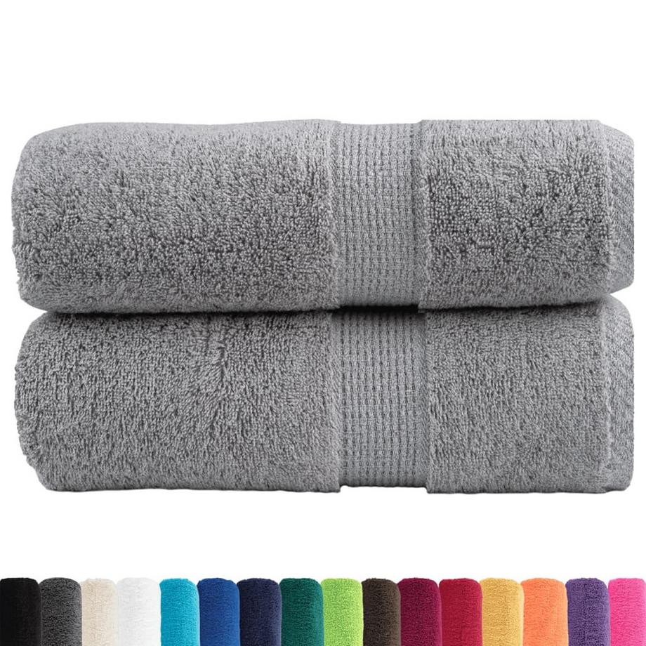 VidaXL Serviette de visage coton  