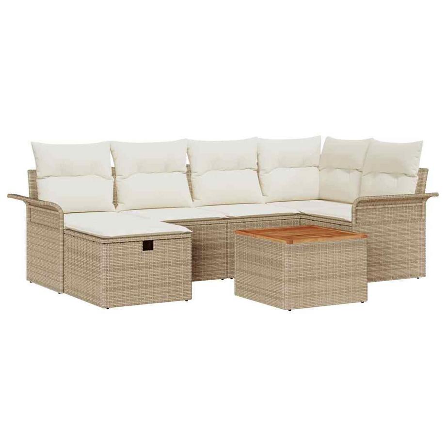 Set Divano da Giardino Polyrattan