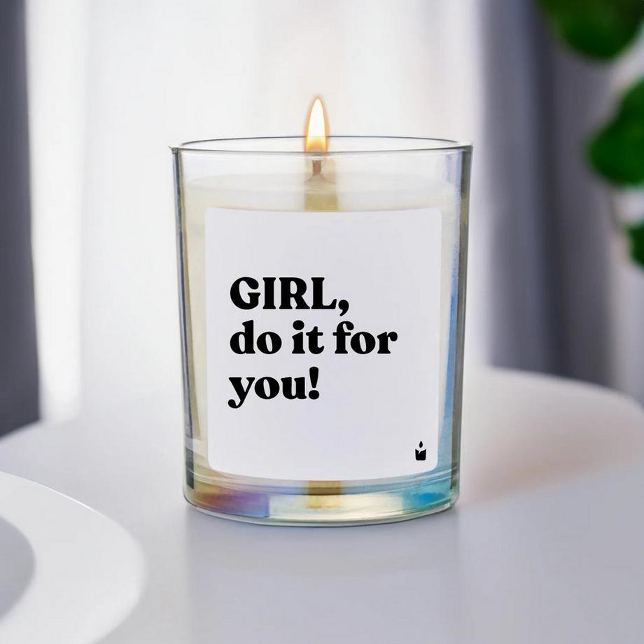 CandleHand Duftkerze Woody Girl, do it for you!  