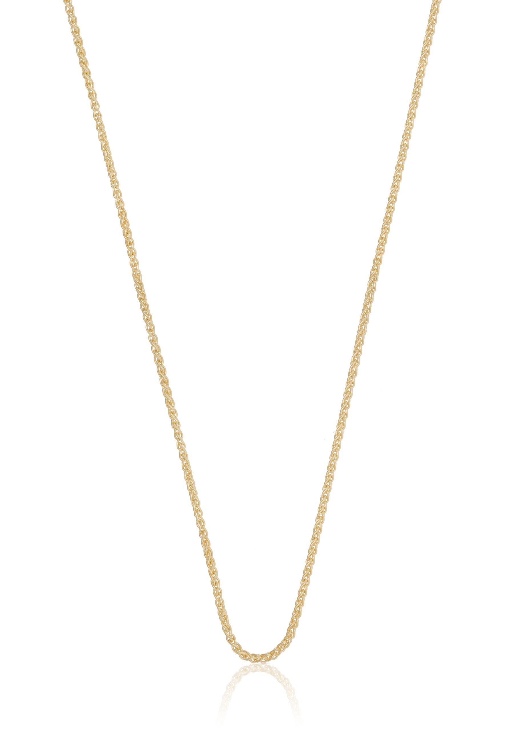 Image of Collier Zopf Gelbgold 750, 1.2mm, 42cm Damen Gelbgold 42cm