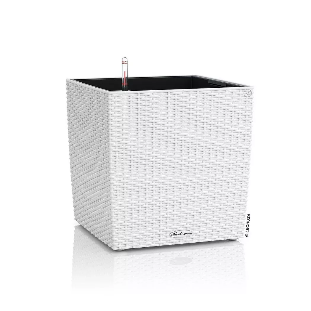Lechuza - Trend Collection CUBE Cottage all-in-one, 50 CM, Bianco