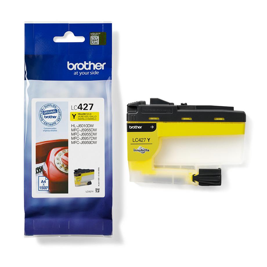 brother  BROTHER Tintenpatrone yellow LC-427Y MFC-J5955 1500 Seiten 