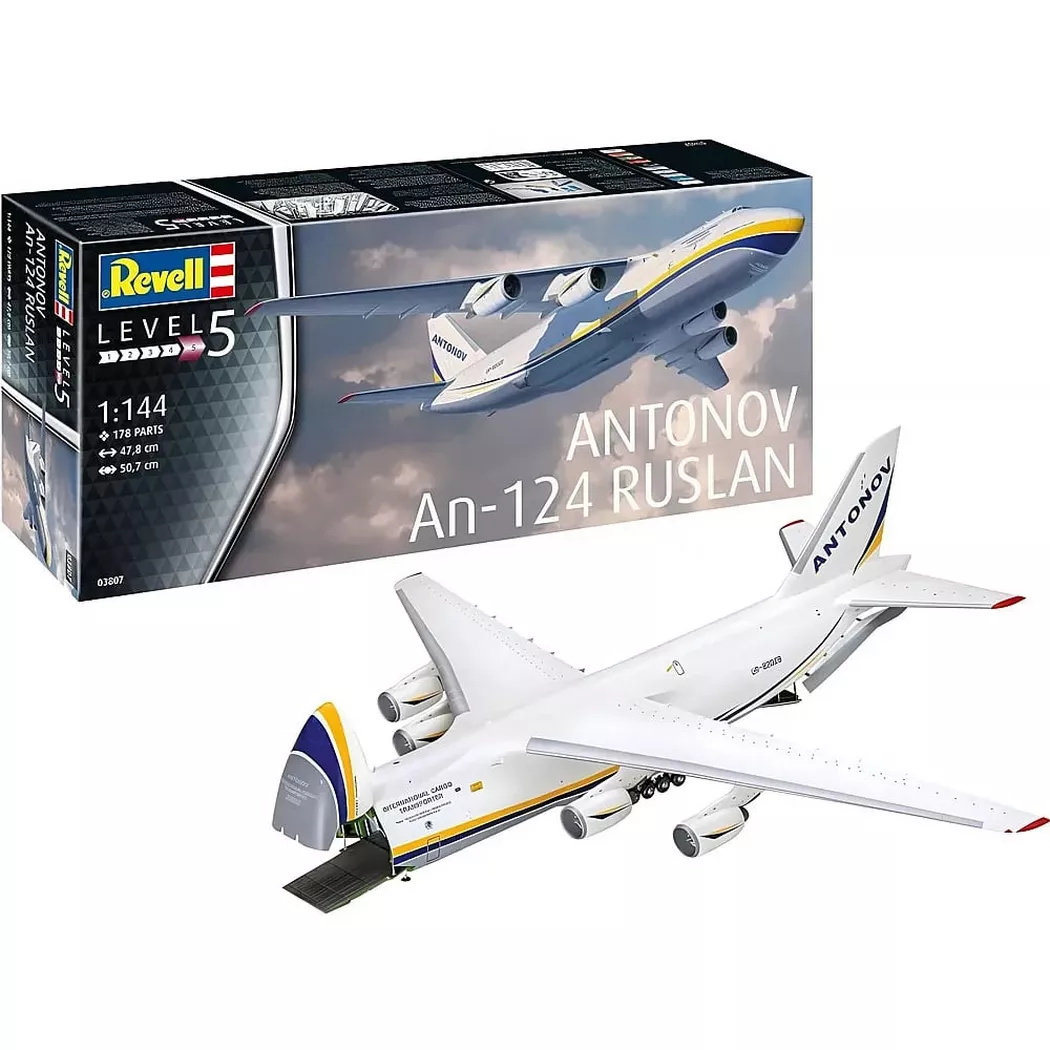 Revell - Level 5 Antonov An-124 Ruslan, Multicolor