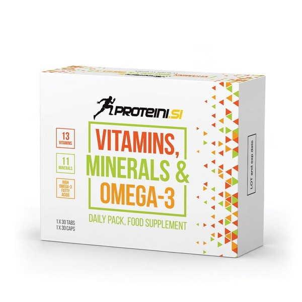 Image of Vitamins Minerals Omega 3 30 Tabletten 30 Kapseln Unisex ONE SIZE