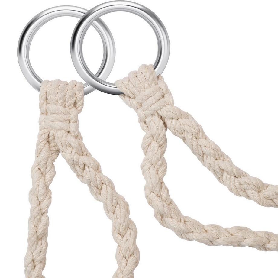 Tectake Poltrona sospesa Grazia con cuscini per seduta e schienale  