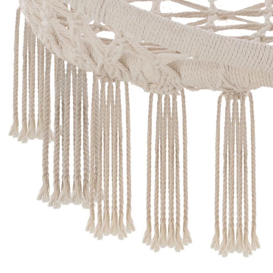 Tectake Poltrona sospesa Grazia con cuscini per seduta e schienale  