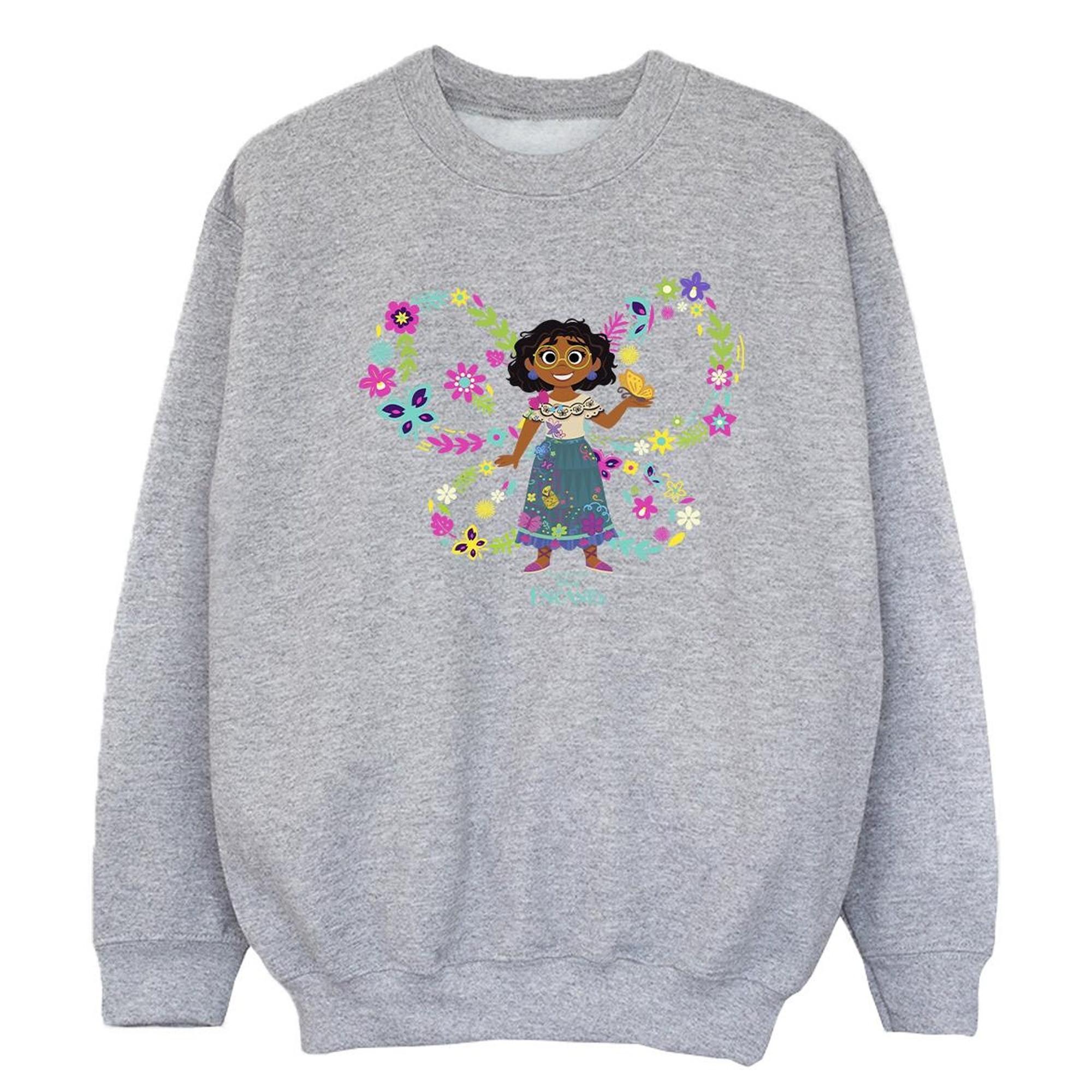 Image of Encanto Mirabel Butterfly Sweatshirt Unisex Grau 116