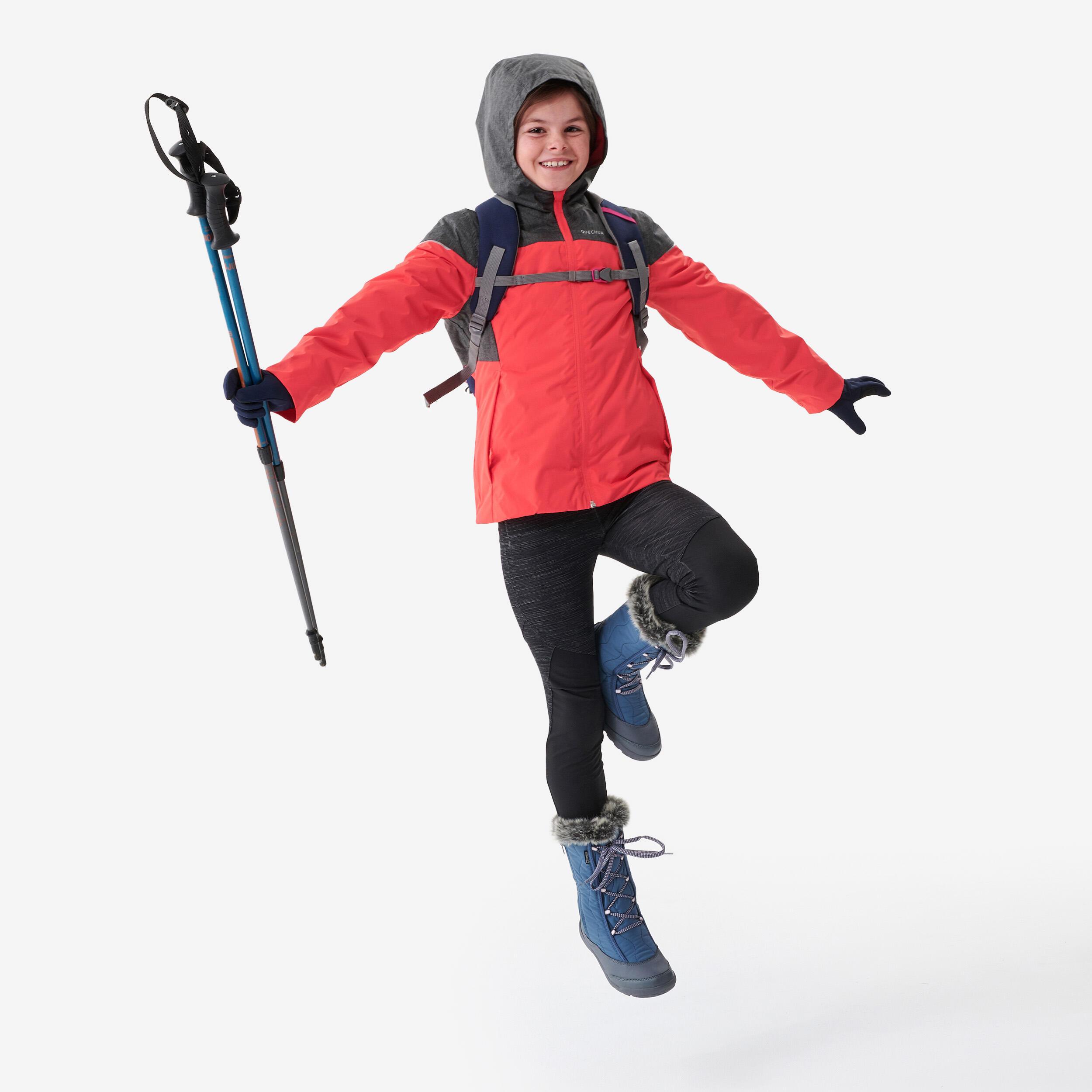 QUECHUA  VESTE HIVER CHAUDE ET IMPERMÉABLE DE RANDONNÉE - SH100 -3°C - ENFANT 