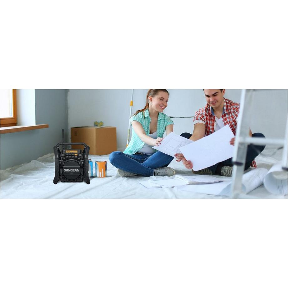 SANGEAN  Sangean U-5 DBT Chantier Analogique et numérique Noir 