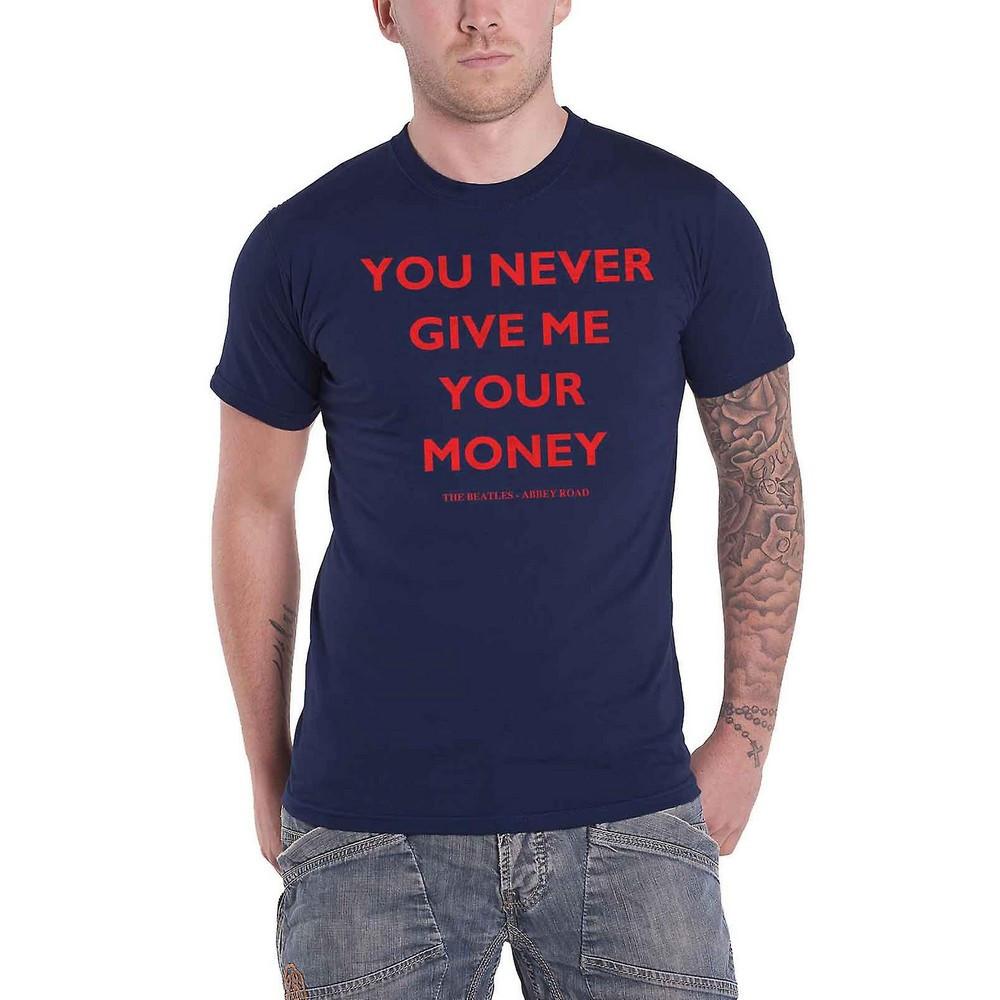 Image of You Never Give Me Your Money Tshirt Damen Marine XXL