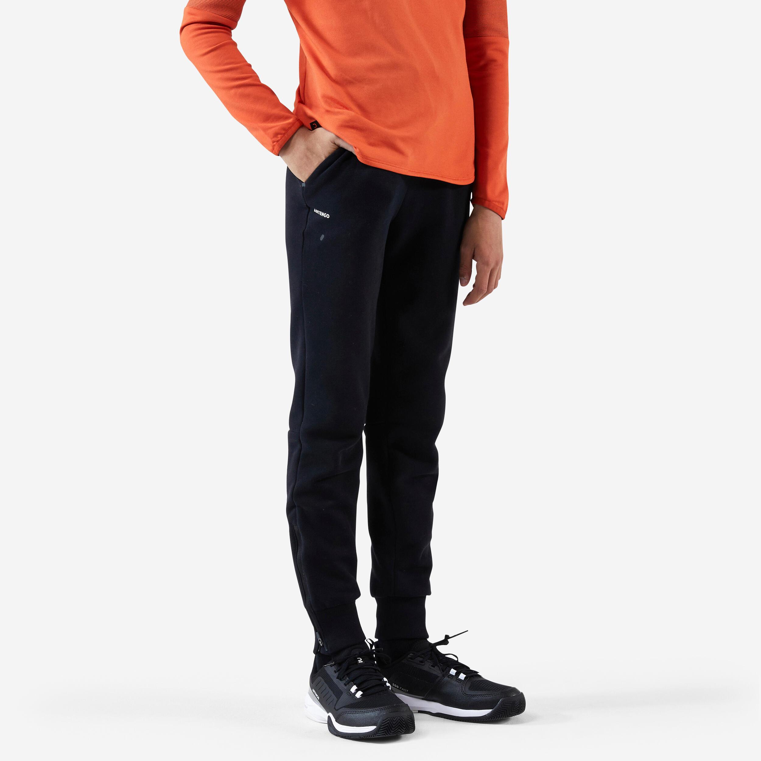 Image of Sporthose - 500 Unisex Schwarz Leicht 10-12A