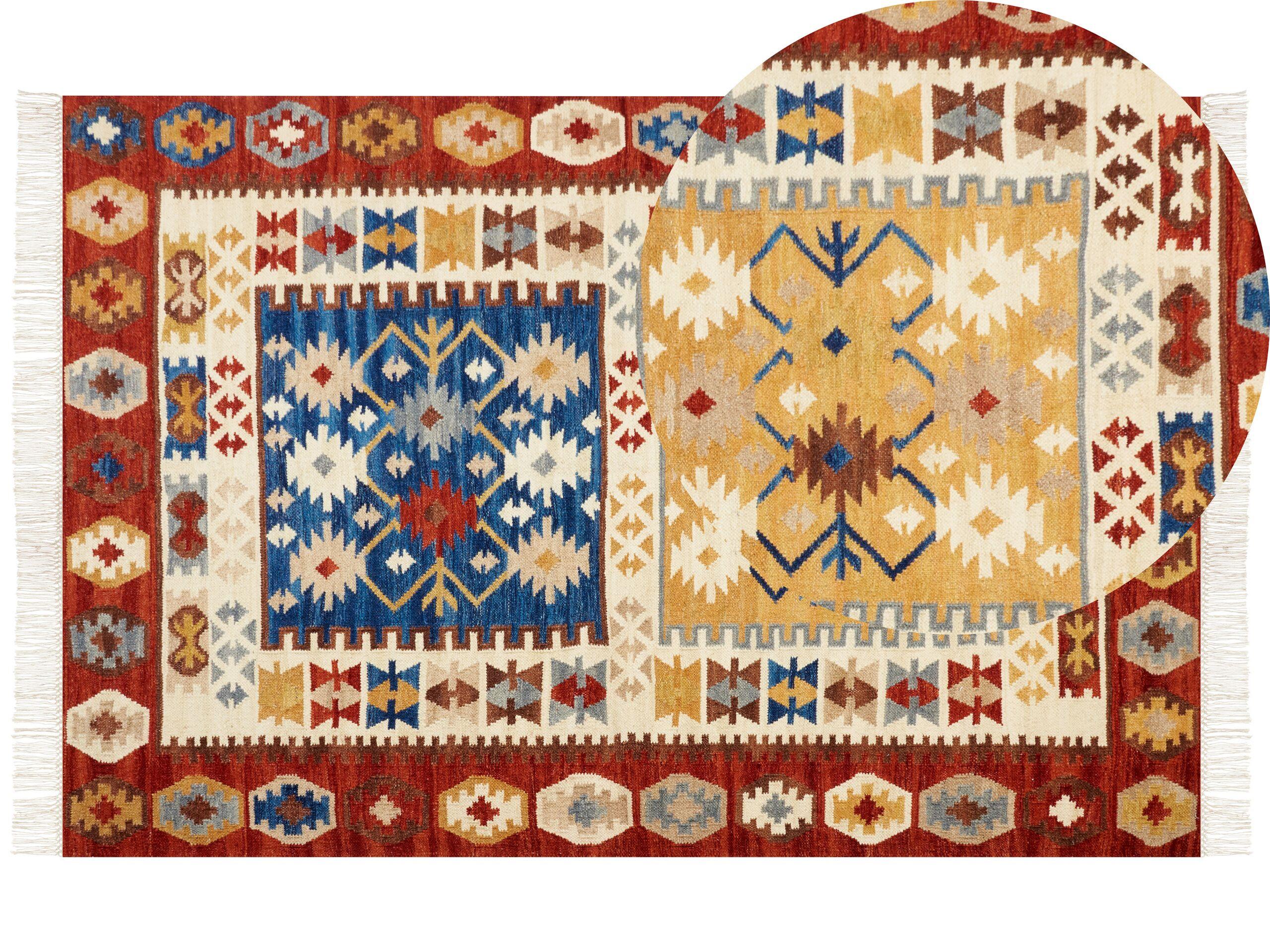 Beliani Tapis en Laine Traditionnel VOSKEHAT  