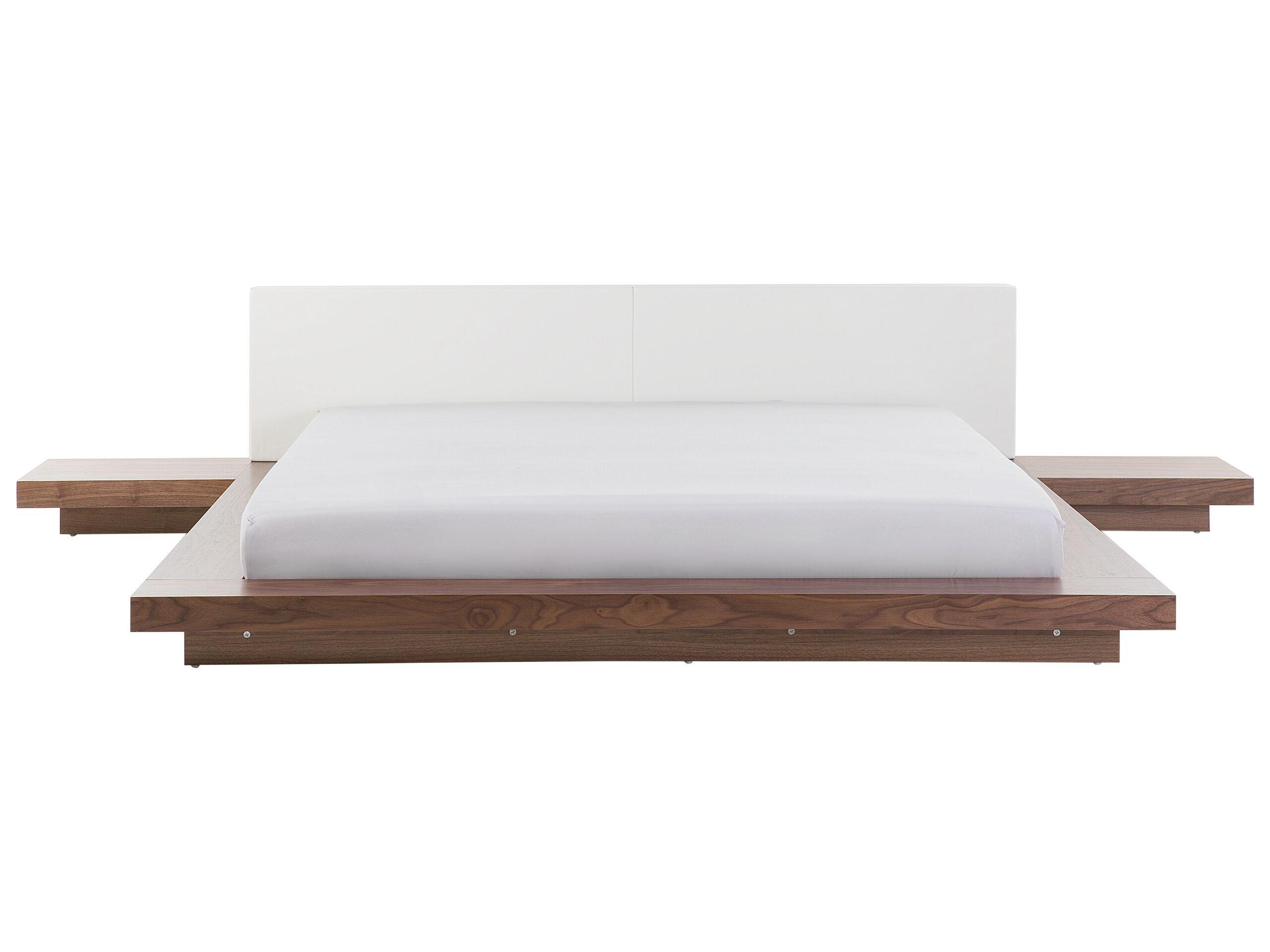 Beliani Bett mit Lattenrost aus MDF-Platte Modern ZEN  