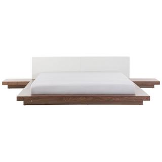 Beliani Bett mit Lattenrost aus MDF-Platte Modern ZEN  